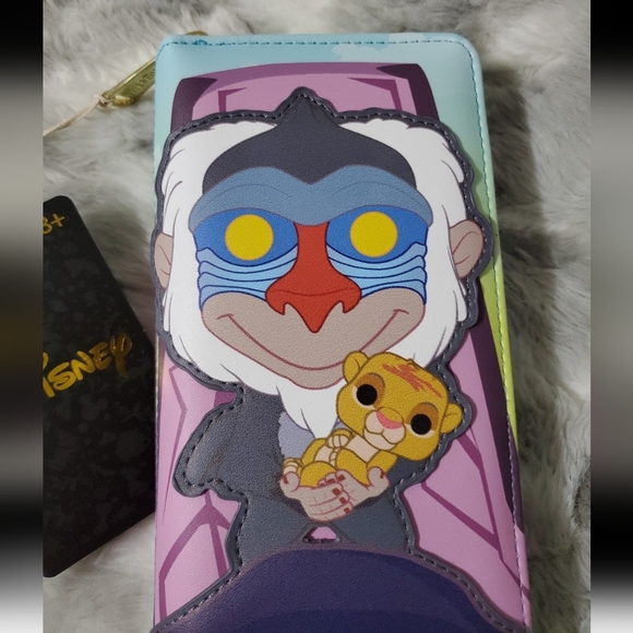 Loungefly Funko Lion King Zip Around Wallet - Picture 2 of 9